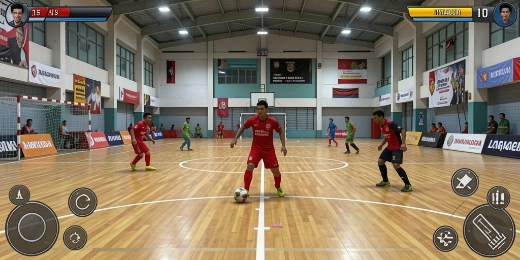Tangkapan layar menunjukkan grafis fantastis dalam permainan.
