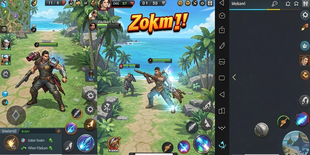 Tampilan antarmuka DEWAPOKER yang modern.