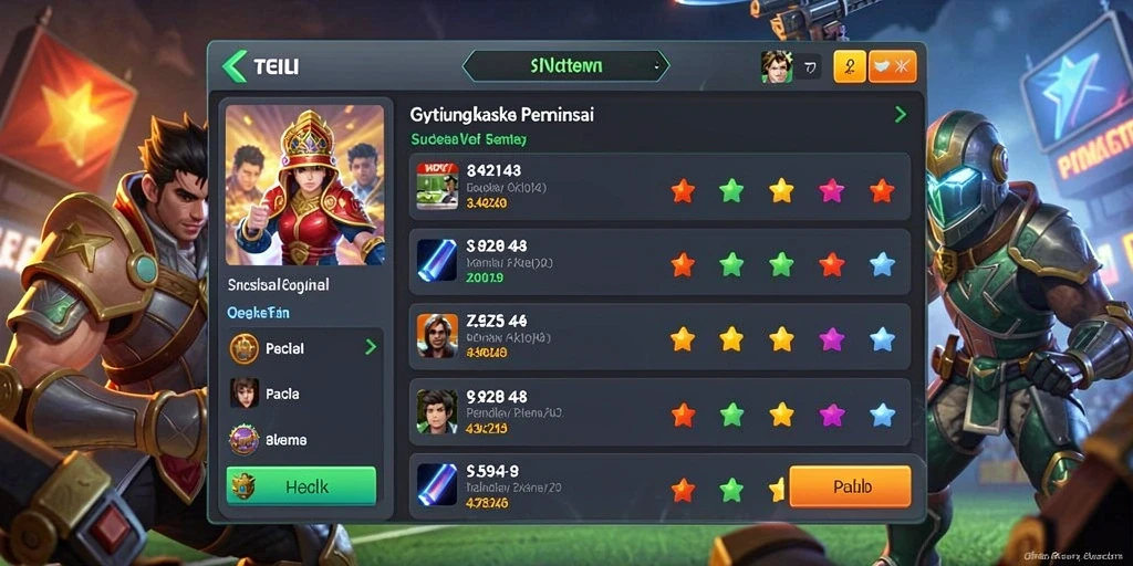 Tampilan menu utama yang menarik dan intuitif.