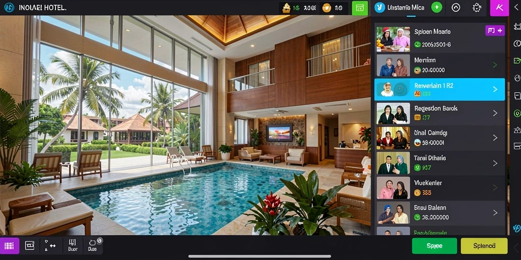 Screenshot menampilkan karakter utama dalam aksi.