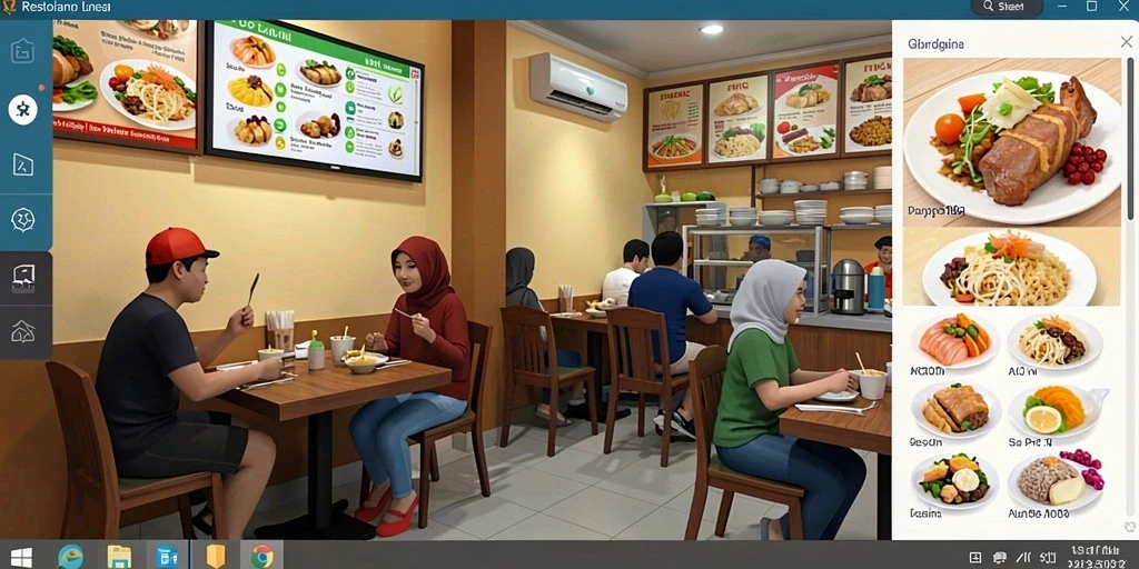 Tampilan antarmuka yang menarik dan mudah digunakan.
