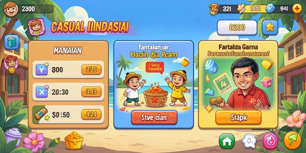 Tampilan antarmuka yang menarik dan mudah digunakan.