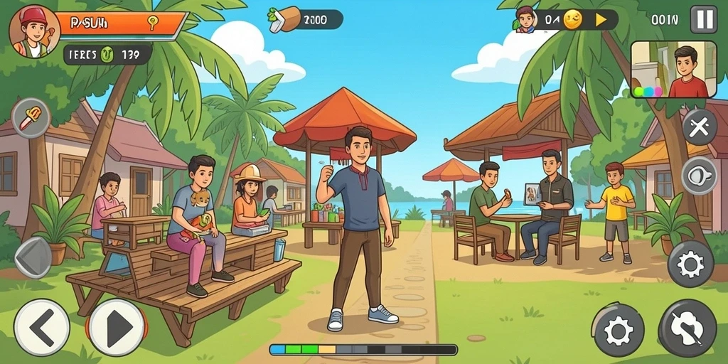 Tampilan menarik dengan tema slot yang bervariasi.