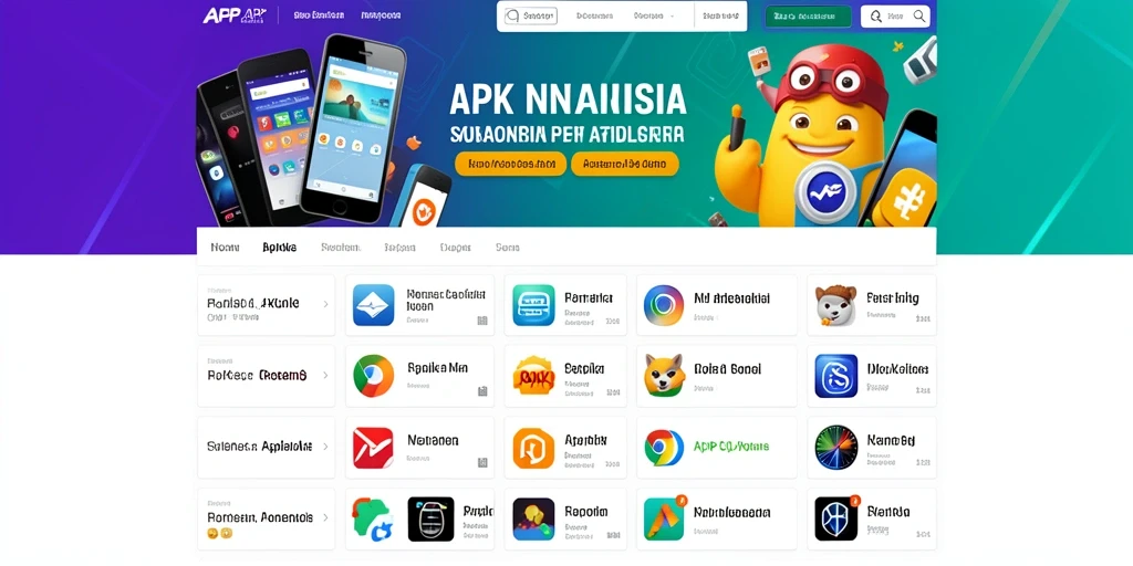 Tampilan menu utama yang menarik dan mudah dinavigasi.