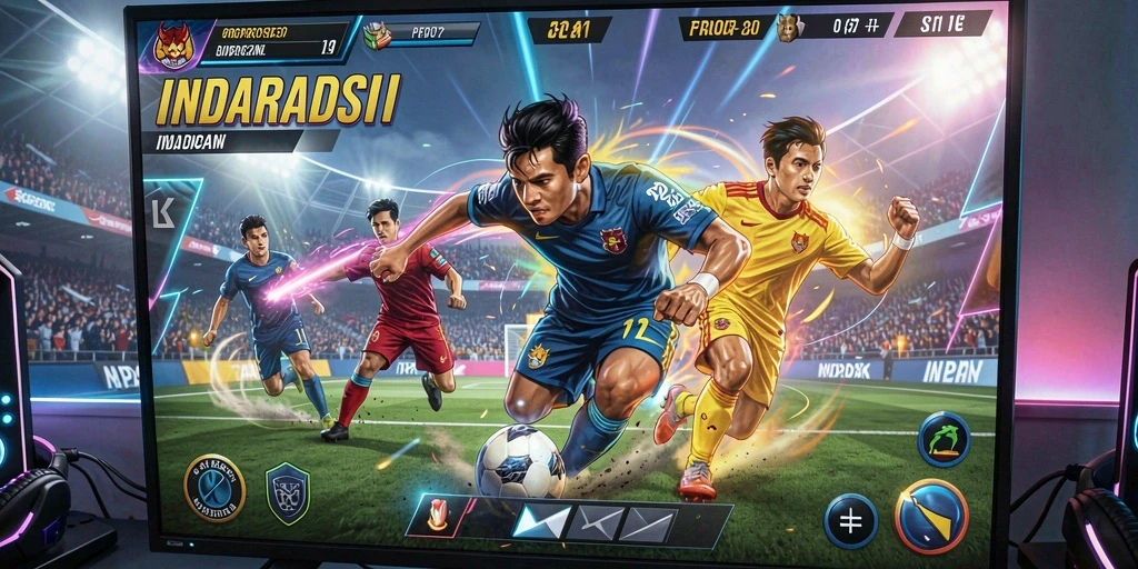 Tampilan awal game yang menarik dan mengundang.